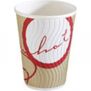 Natural Double Wall Paper Cup Non Vend 12oz (740 Pack)