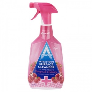 Astonish Antibacterial Pomegranate & Raspberry Surface Cleaner 750ml (12 Pack)