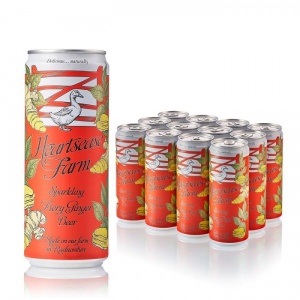 Heartsease Farm Sparkling Ginger Beer Can 330ml (12 Pack)