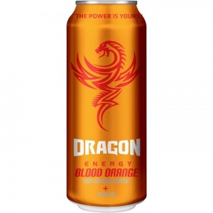 Dragon Energy Blood Orange Can 500ml (12 Pack)