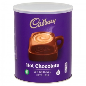 Cadbury Original Drinking Hot Chocolate Large Tub 2kg (6 Pack)