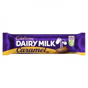 Cadbury Dairy Milk Caramel Chocolate Bar 45g (48 Pack)