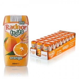 Radnor Fruits Orange Carton 200ml (24 Pack)