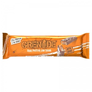 Grenade Jaffa Quake Chocolate Orange Bar 60g (12 Pack)