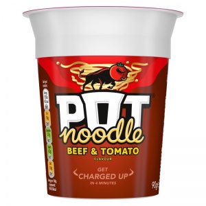 Pot Noodle Beef & Tomato 90g (12 Pack)