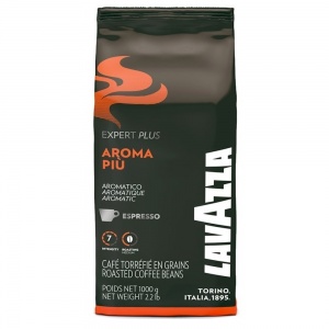 Lavazza Expert Plus Aroma Piu Roasted Coffee Beans 1kg (6 Pack)