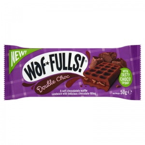 Waf*FULLS! Double Chocolate Waffle Sandwich 50g (48 Pack)