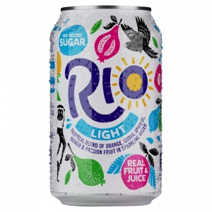 Rio Tropical Light Sparkling Can 330ml (24 Pack)