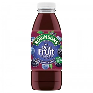 Robinsons Ready To Drink Blackberry & Blueberry Juice Drink 500ml Bottle (12 Pack)