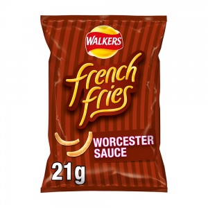 Walkers French Fries Worcester Sauce Crisps 21g (32 Pack)