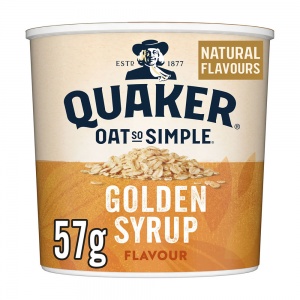 Quaker Oat So Simple Golden Syrup Porridge Pot 57g (8 Pack)