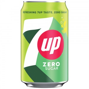7Up Zero 330ml Can (24 Pack)