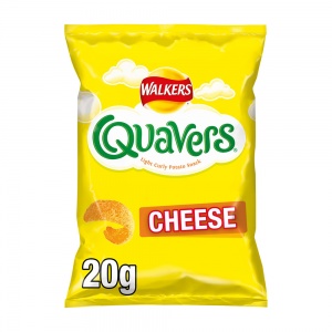 Walkers Quavers Cheese Crisps 20g (32 Pack)