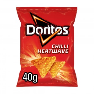 Doritos Chilli Heatwave Tortilla Chip Crisps 40g (32 Pack)