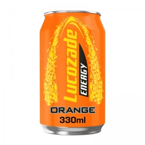 Lucozade Energy Orange Cans 330ml (24 Pack)