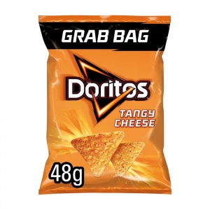Doritos Tortilla Chip Tangy Cheese Crisps Grab Bag 48g (24 Pack)