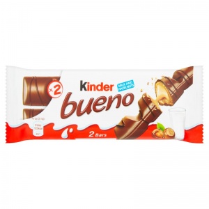 Kinder Bueno Duo Chocolate Bar 43g (30 Pack)