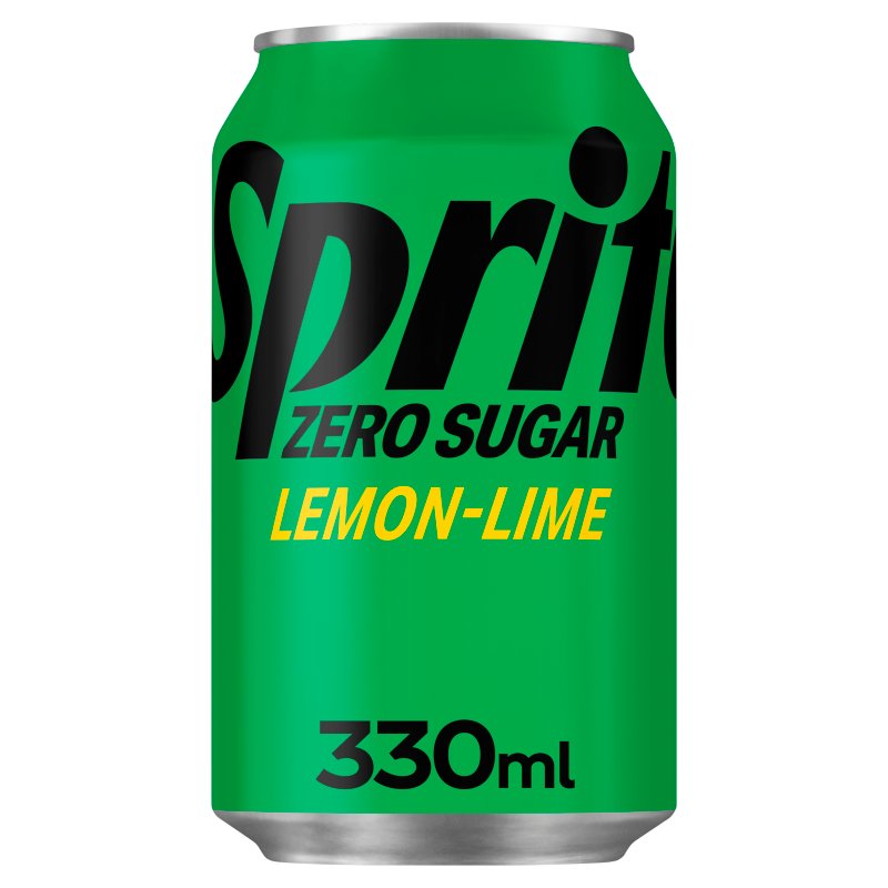 Sprite Lemon-Lime No Sugar 330ml Can (24 Pack)