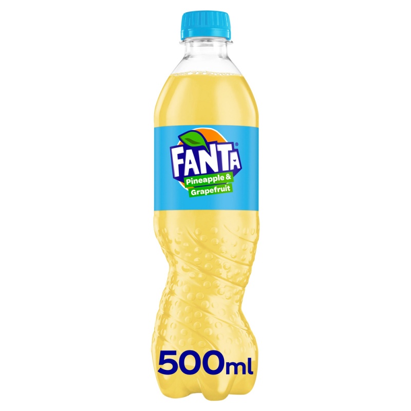 Fanta Grapefruit & Pineapple Irish 500ml Bottle (24 Pack)