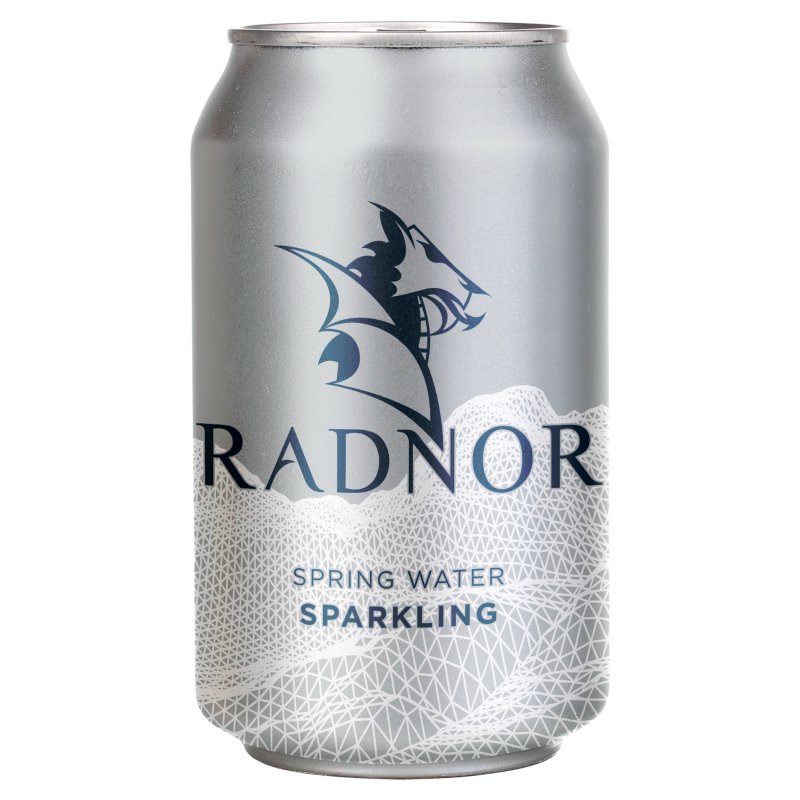 Radnor Hills Sparkling Water Can 330ml (24 Pack)