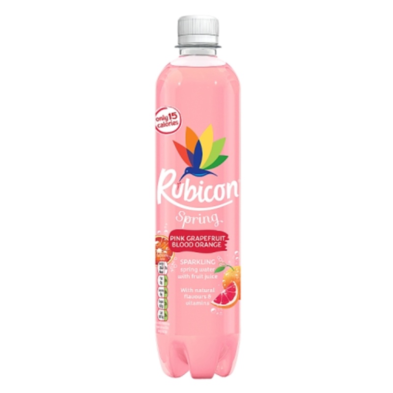 Barrs Rubicon Spring Grapefruit & Orange Bottle 500ml (12 Pack)