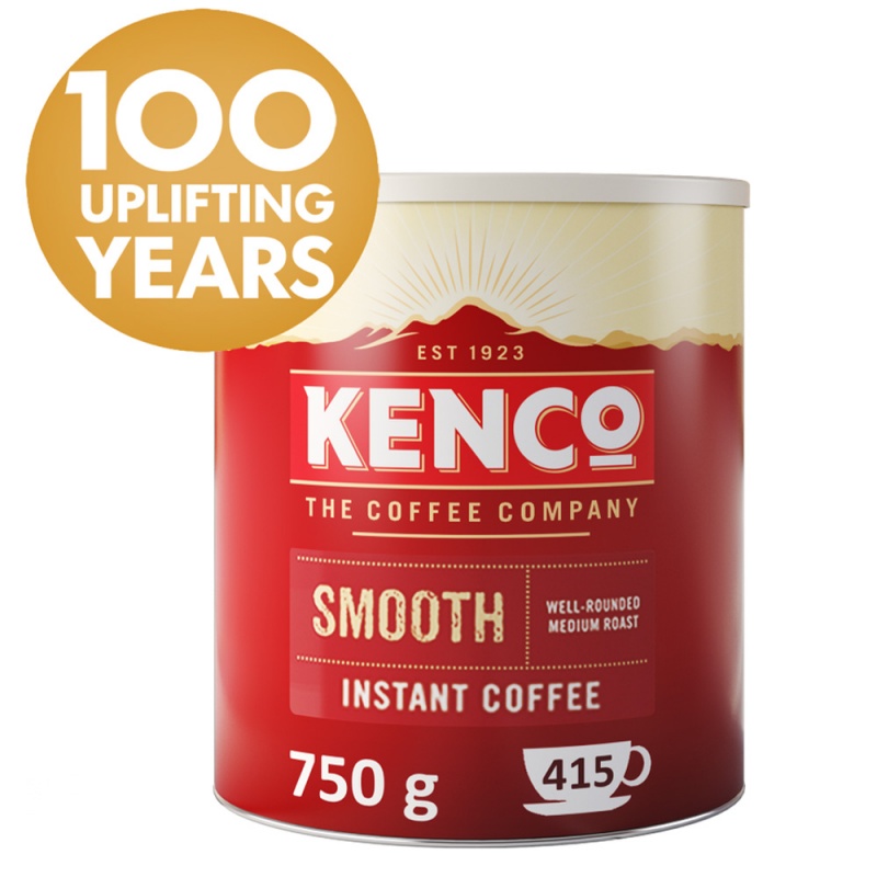 Kenco Smooth Medium Roast Coffee Tin 750g (Approx 415 Cups) (6 Pack)