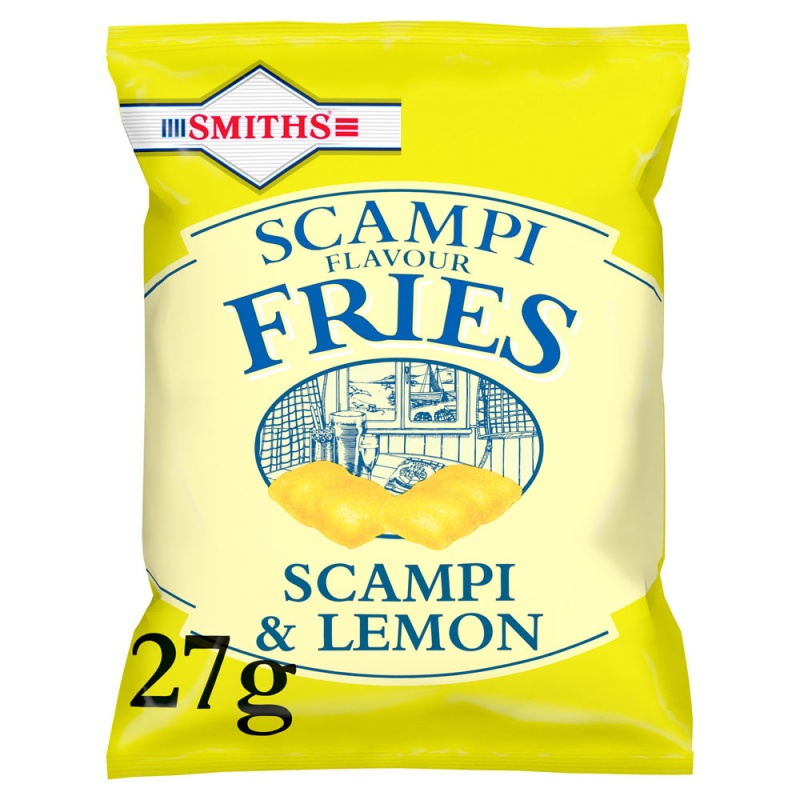 Smiths Scampi & Lemon Snacks 27g (24 Pack)