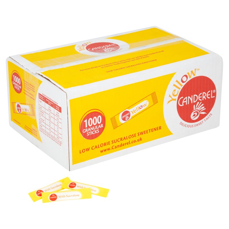 Canderel Low Calorie Sucralose Sweetener Sticks 0.5g (1000 Pack)