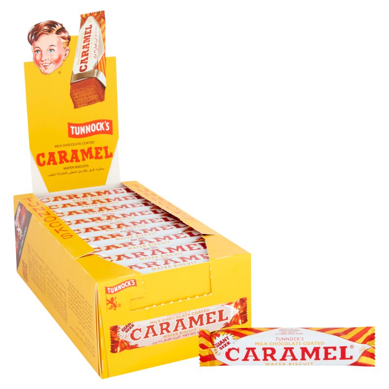 Tunnock's Caramel Wafer Bar 37g (36 Pack)