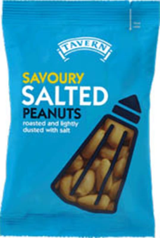 Tavern Salted Peanuts - Gluten & Dairy Free 50g (96 Pack)