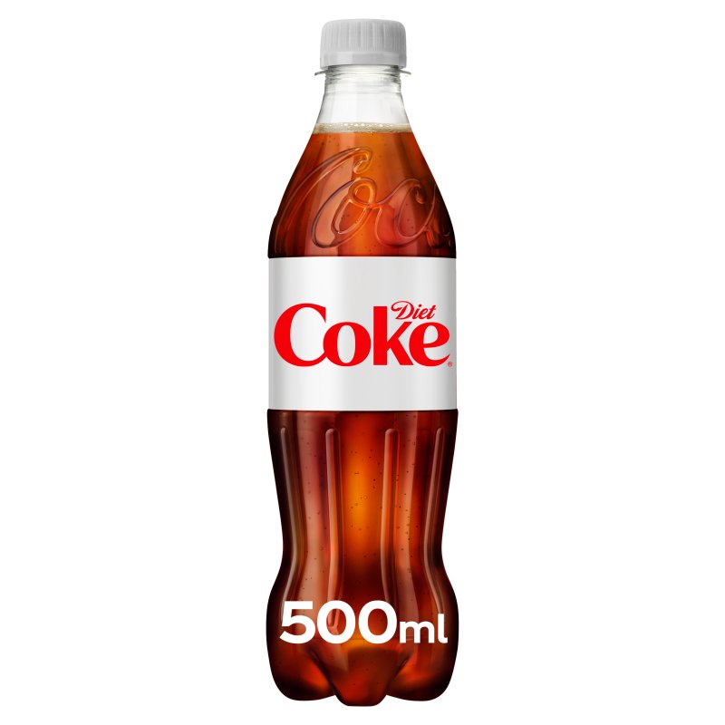 Diet Coke (GB) 500ml Bottle (24 Pack)
