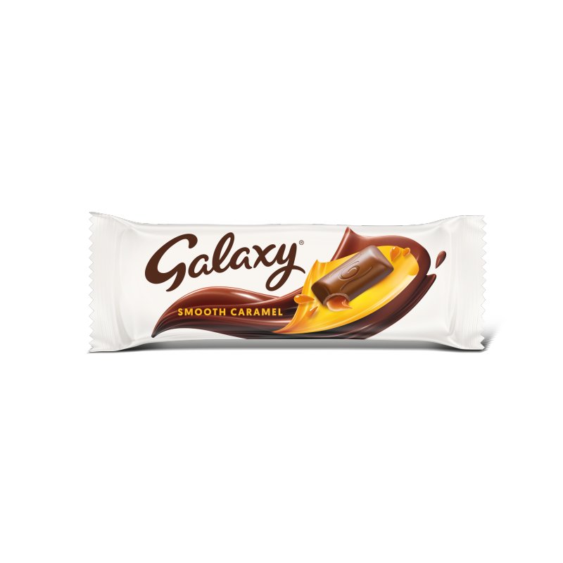 Galaxy Smooth Caramel 48g Chocolate Bar (24 Pack)