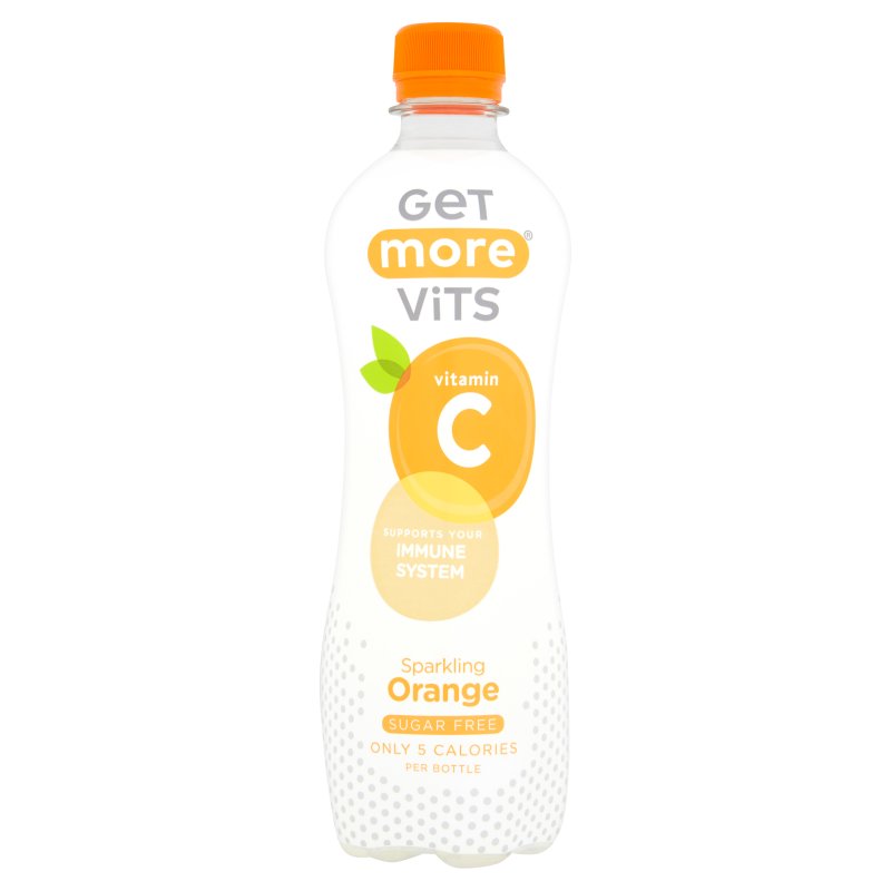 Get More Vits Vitamin C Sparkling Orange 500ml (12 Pack)