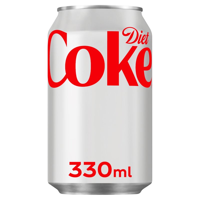 Diet Coke (Irish) 330ml Can (24 Pack)