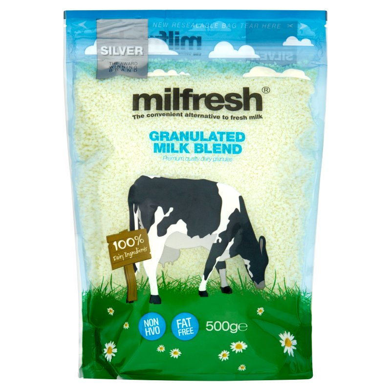 Milfresh Silver Granulated Skimmed Milk Powder 500g (10 Pack)