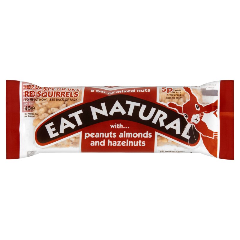Eat Natural Peanut & Almond Mixed Nut Bar 45g (12 Pack)