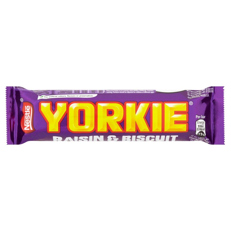 Yorkie Raisin & Biscuit 44g (24 Pack)